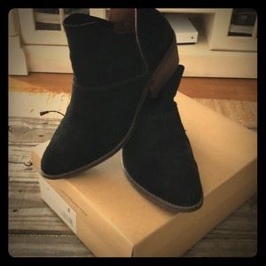 Lucky Brand Black suede  Booties